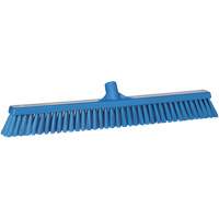 Combo Bristle Push Broom, Coarse/Fine Bristles, 24", Polyester, Blue Auto Electric Service Ltd.