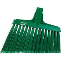 Angled Broom Head, Split Bristles, 11-1/2", Polyester, Green Auto Electric Service Ltd.