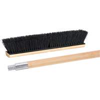 Push Broom with Metal-Threaded Handle, 24", Medium, Tampico Bristles Auto Electric Service Ltd.