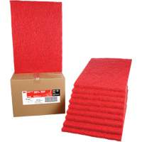 Tampon de nettoyage pour tapis, 14" x 20", Lustrage/Nettoyage, Rouge Auto Electric Service Ltd.