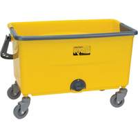 Microfibre Mop Bucket & Wringer, Strainer, 11 US Gal. (44 Quart), Yellow Auto Electric Service Ltd.