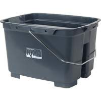 Dual Compartment Bucket, 4.75 US Gal. (19 qt.) Capacity, Grey Auto Electric Service Ltd.
