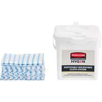 Seau de chargement pour chiffons microfibres, Blanc Auto Electric Service Ltd.