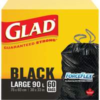 90L Garbage Bags, Regular, 30" W x 33" L, Black Auto Electric Service Ltd.