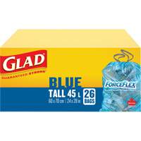 45L Recycling Bags, Regular, 24" W x 28" L, Blue Auto Electric Service Ltd.
