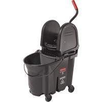 Wavebrake&reg; Bucket & Wringer, Down Press, 8.75 US Gal.(35 Quart), Black Auto Electric Service Ltd.