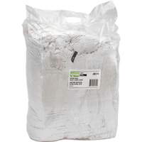 Recycled Material Wiping Rags, Cotton, White, 25 lbs. Auto Electric Service Ltd.