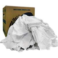 Recycled Wiping Rags, Cotton, White, 10 lbs. Auto Electric Service Ltd.