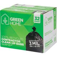 Green Home Garbage Bags, Strong, 33" W x 48" L, 3 mils, Black, 159 L (42 Gal.) Capacity Auto Electric Service Ltd.