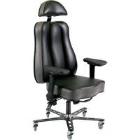 Synergo II 24h Ergonomic Chair, Vinyl, Black/Grey, 350 lbs. Capacity Auto Electric Service Ltd.