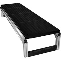 FOUNDATION Smooth Modular Aluminum Work Platform Kit, 18" W x 72" D, 400 lbs. Capacity, All-Welded Auto Electric Service Ltd.