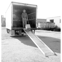 Aluminum Walk ramps with Perforated Traction Grip, 1000 lbs. Capacity, 24" W x 16' L Auto Electric Service Ltd.