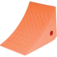 Wheel Chocks, Urethane, Orange, 8" W x 11" D x 8" H Auto Electric Service Ltd.