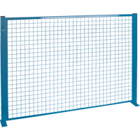 Perimeter Guards - Mesh Style, 4' H x 8' W, Blue Auto Electric Service Ltd.