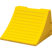 Heavy-Duty Wheel Chocks, Polyurethane, Safety Yellow, 15-1/10" W x 15" D x 11" H Auto Electric Service Ltd.