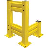 Barri&egrave;re de s&eacute;curit&eacute; de qualit&eacute; industrielle, Acier, 19" lo x 12" h, Jaune s&eacute;curit&eacute; OSHA Auto Electric Service Ltd.