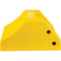 Heavy-Duty Wheel Chocks, Urethane, Yellow, 15-1/2" W x 17-7/10" D x 10" H Auto Electric Service Ltd.