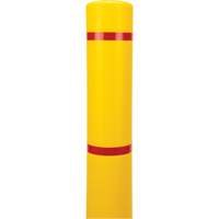 Polyethylene Bollard Cover, 4-1/2" Dia. x 64" L, Red/Yellow Auto Electric Service Ltd.
