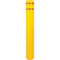Polyethylene Bollard Cover, 6-5/8" Dia. x 52" L, Red/Yellow Auto Electric Service Ltd.