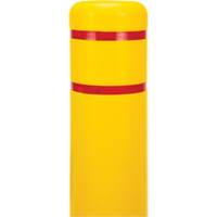 Polyethylene Bollard Cover, 6-5/8" Dia. x 52" L, Red/Yellow Auto Electric Service Ltd.