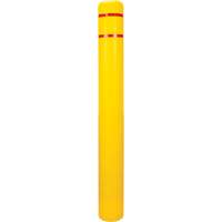 Polyethylene Bollard Cover, 6-5/8" Dia. x 60" L, Red/Yellow Auto Electric Service Ltd.
