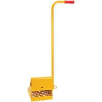 Ice Chock with Ergonomic Handle, Steel, Yellow, 8-1/16" W x 10-5/8" D x 8-13/16" H Auto Electric Service Ltd.