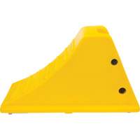 Wheel Chocks with Aluminum Tread, Polyurethane, Safety Yellow, 11-1/4" W x 21" D x 12-1/4" H Auto Electric Service Ltd.