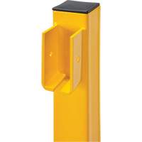 End Post for Light-Duty Guard Rails, Steel, 42" H, Safety Yellow Auto Electric Service Ltd.