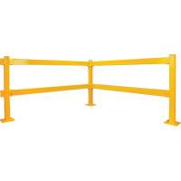 Lift-Out Guard Rail, Steel, 3' L x 4" H, Safety Yellow Auto Electric Service Ltd.