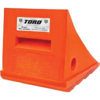 25 Ton General Purpose Wheel Chock, Urethane, Orange Auto Electric Service Ltd.