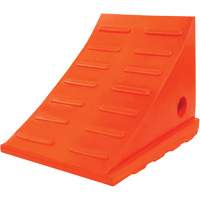 35 Ton General Purpose Wheel Chock, Urethane, Orange Auto Electric Service Ltd.