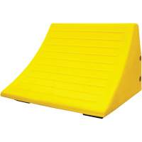 70 Ton Large Equipment Wheel Chock with Handle, Urethane, Yellow Auto Electric Service Ltd.