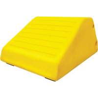 255 Ton Large Equipment Wheel Chock with Handle & Hole, Urethane, Yellow Auto Electric Service Ltd.