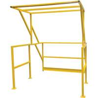 Barri&egrave;re de s&eacute;curit&eacute; pour mezzanine, 70" lo x 77" ha, 78" &eacute;lev&eacute;e, Jaune Auto Electric Service Ltd.