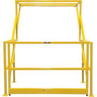 Barri&egrave;re de s&eacute;curit&eacute; pour mezzanine, 70" lo x 77" ha, 78" &eacute;lev&eacute;e, Jaune Auto Electric Service Ltd.