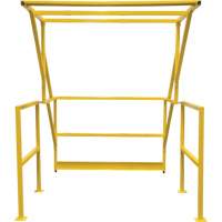 Barri&egrave;re de s&eacute;curit&eacute; pour mezzanine, 70" lo x 77" ha, 78" &eacute;lev&eacute;e, Jaune Auto Electric Service Ltd.