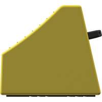 Checkers Safety Heavy-Duty Ultra Class Mining Wheel Chock without Bracket, HDPE, Yellow, 14-1/2" W x 17-1/2" D x 16" H Auto Electric Service Ltd.