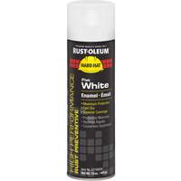 Peinture-&eacute;mail en a&eacute;rosol syst&egrave;me V2100, Blanc mat, Fini mat profond, 15 oz, Canette a&eacute;rosol Auto Electric Service Ltd.