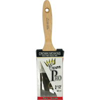 Pinceau &agrave; soies angulaires Crown Pro, Poly/nylon, Manche Bois, Largeur de 2-1/2" Auto Electric Service Ltd.