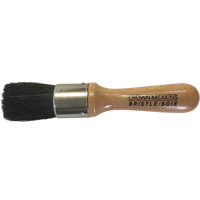 Stencil Brush, Natural Bristles, Wood Handle, 1" Width Auto Electric Service Ltd.
