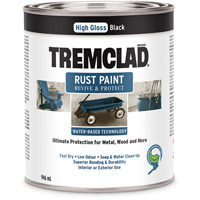 Tremclad&reg; Water-Based Rust Paint, 946 ml, Can, Black Auto Electric Service Ltd.