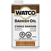 Huile danoise Watco, 947 ml, Noyer fonc&eacute;, Transparent Auto Electric Service Ltd.