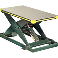 Table &eacute;l&eacute;vatrice hydraulique &agrave; ciseaux Backsaver, Acier, 24" la x 48" lo, Capacit&eacute; 2000 lb Auto Electric Service Ltd.
