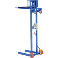Empileur &agrave; plateforme, M&eacute;canisme Treuil manuel, Capacit&eacute; de 400 lb, Levage max de 58" Auto Electric Service Ltd.
