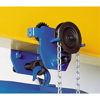 Corso&reg; Geared Trolley, 4000 lbs. (2 tons) Capacity, 2-3/5" - 8-2/3" Auto Electric Service Ltd.