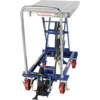 Pneumatic Hydraulic Scissor Lift Table, Steel, 32-1/2" L x 19-3/4" W, 1000 lbs. Cap. Auto Electric Service Ltd.