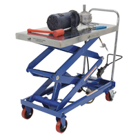 Pneumatic Hydraulic Scissor Lift Table, Steel, 35-1/2" L x 20" W, 800 lbs. Cap. Auto Electric Service Ltd.