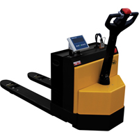 Transpalette &eacute;lectrique motoris&eacute; a/balance, Capacit&eacute; 4500 lb, 48" lo x 30,25" la Auto Electric Service Ltd.