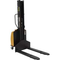 Narrow Mast Powered Lift Stacker, Electric Operated, 1000 lbs. Capacity, 63" Max Lift Auto Electric Service Ltd.