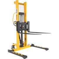 Manual Hydraulic Stacker, Hand Pump Operated, 2000 lbs. Capacity, 63" Max Lift Auto Electric Service Ltd.